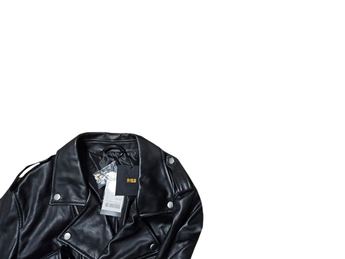 지이크 스트릿 인조 가죽 라이더 자켓 상품이미지3