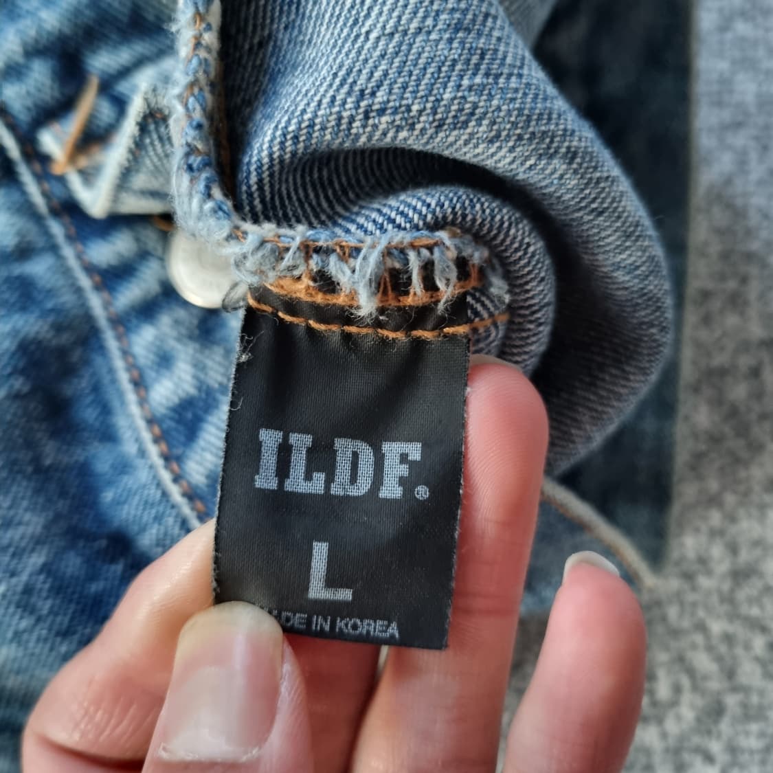 ILDF 펑크 데님 조끼 상품이미지8
