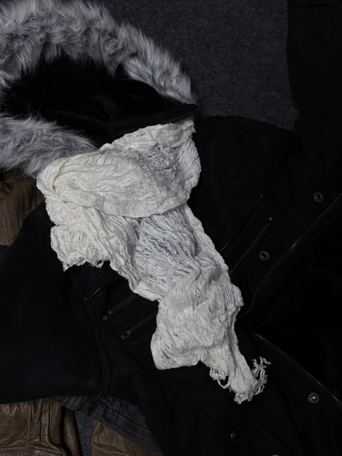 Vintage y2k punk fairy grunge scarf 상품이미지2