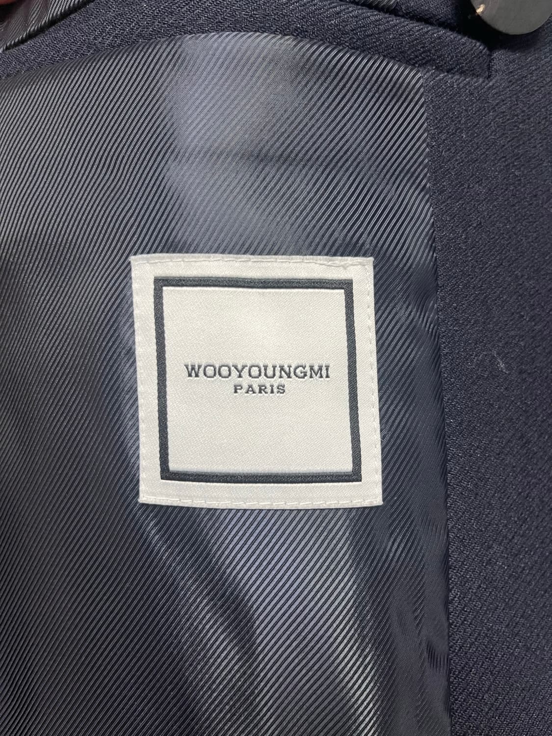 우영미 네이비 코트 46사이즈 상품이미지6