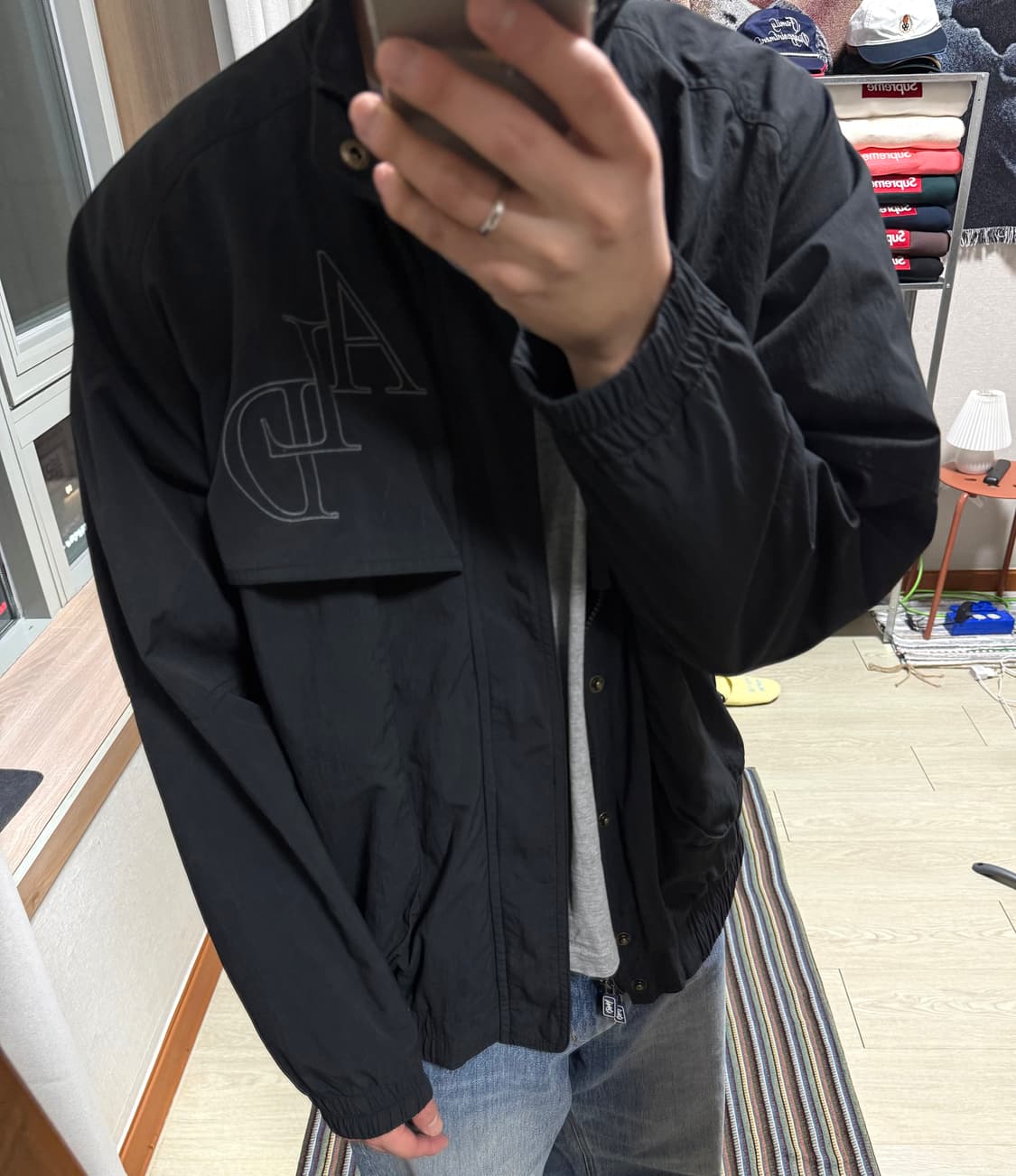 에임레온도르 바람막이 트랙 자켓 상품이미지1