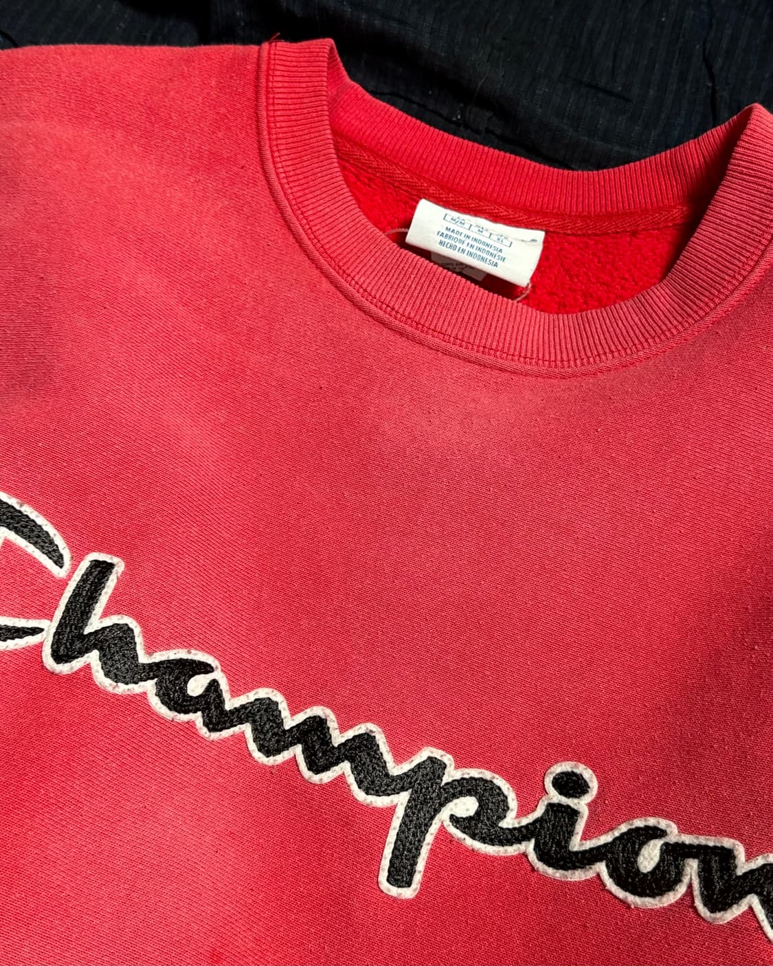 챔피온 리버스위브 페이드 체인스티치 스크립트 크루넥 스웻셔츠 M 상품이미지2