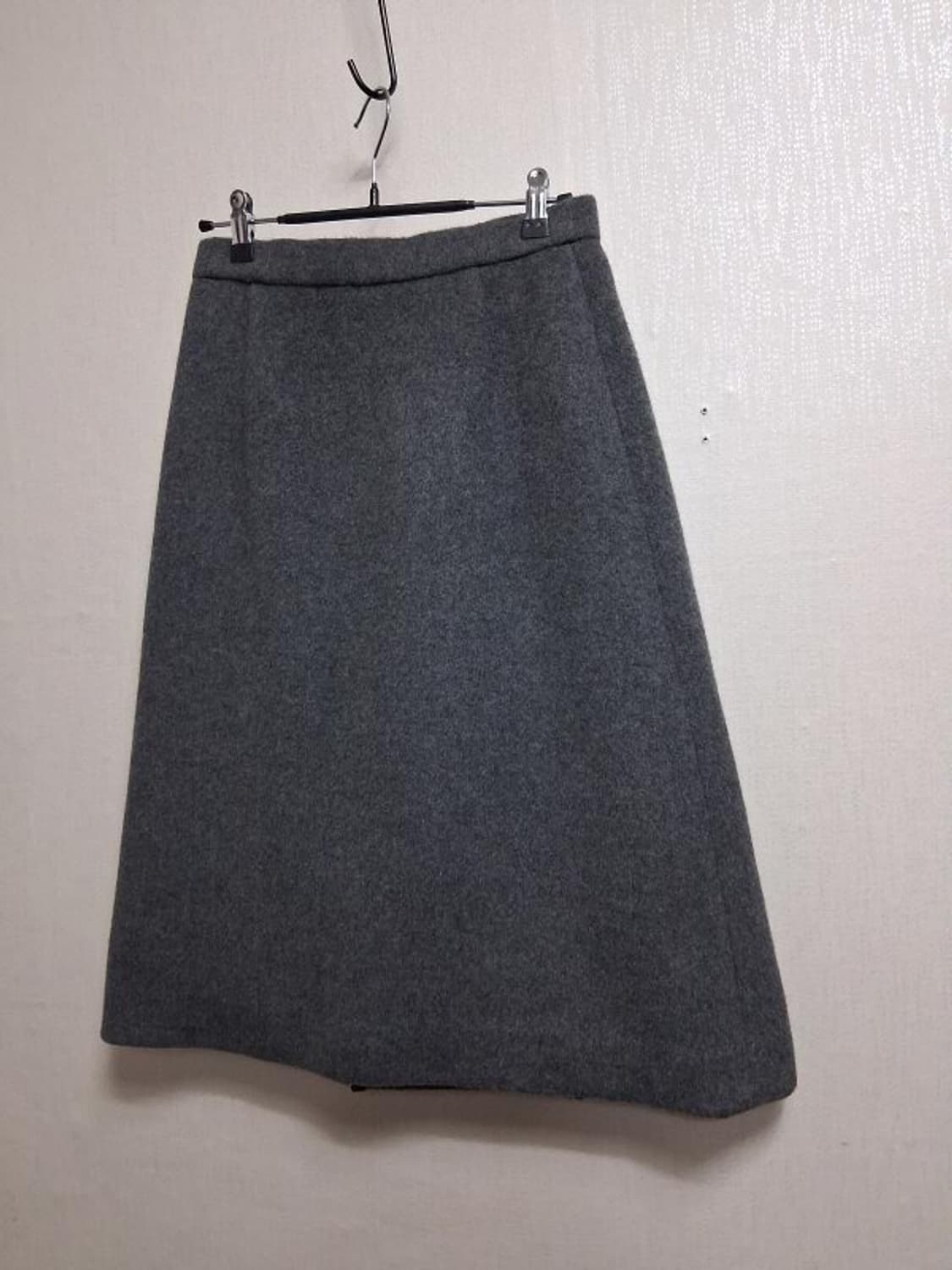 일본빈티지 J G HOOK  100%순모 울 두터운모직랩스커트 여성 25 상품이미지3