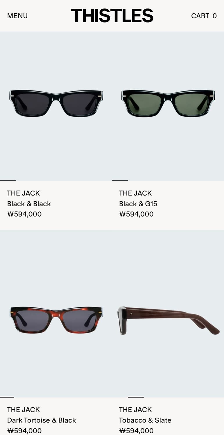 Thistles The Jack Black/Black 상품이미지2