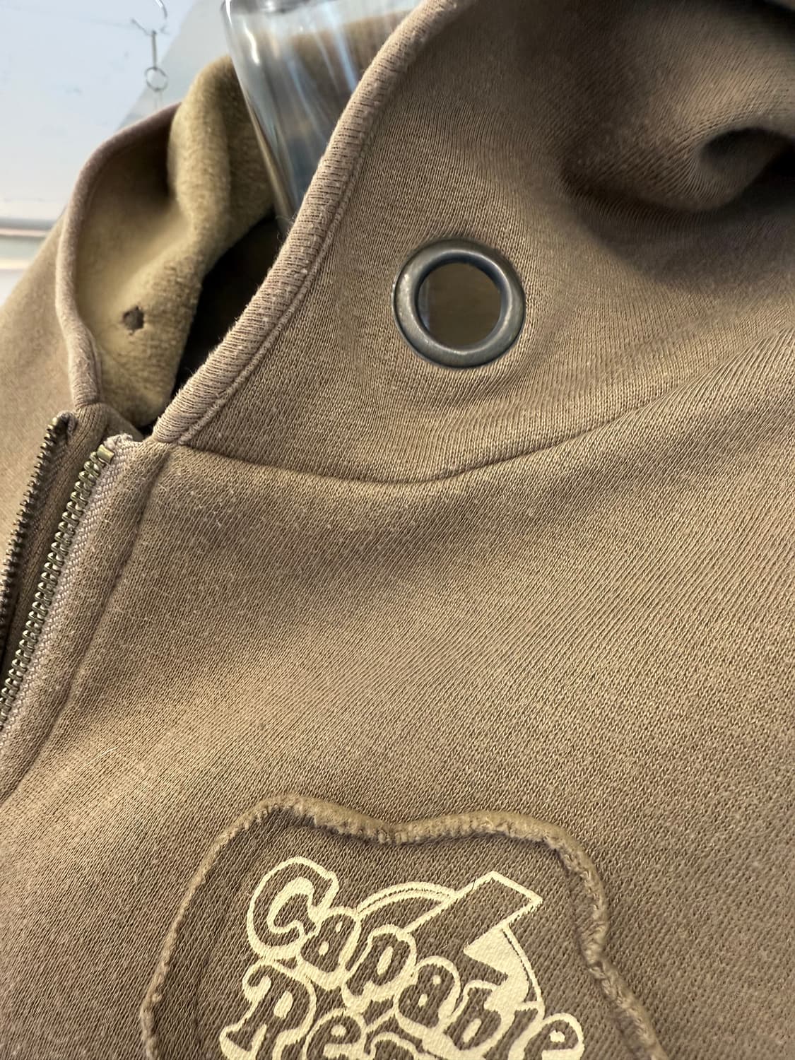 patch print long hood zipup 상품이미지3