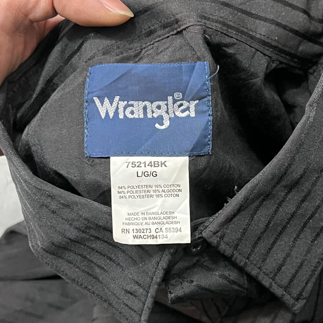  랭글러 스트라이프 웨스턴 셔츠 y14999 상품이미지5