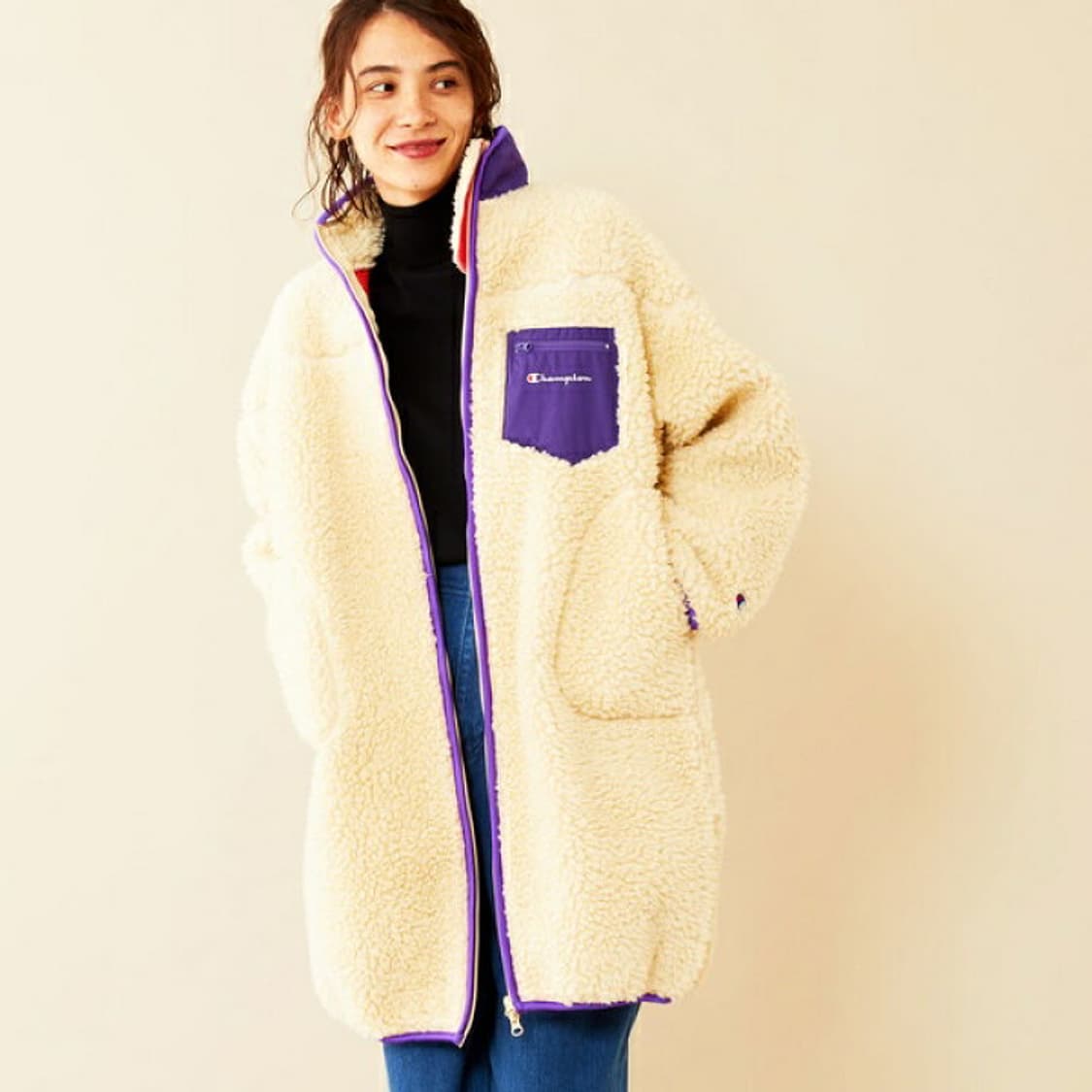 챔피온 코트 후리스 자켓 상품이미지2