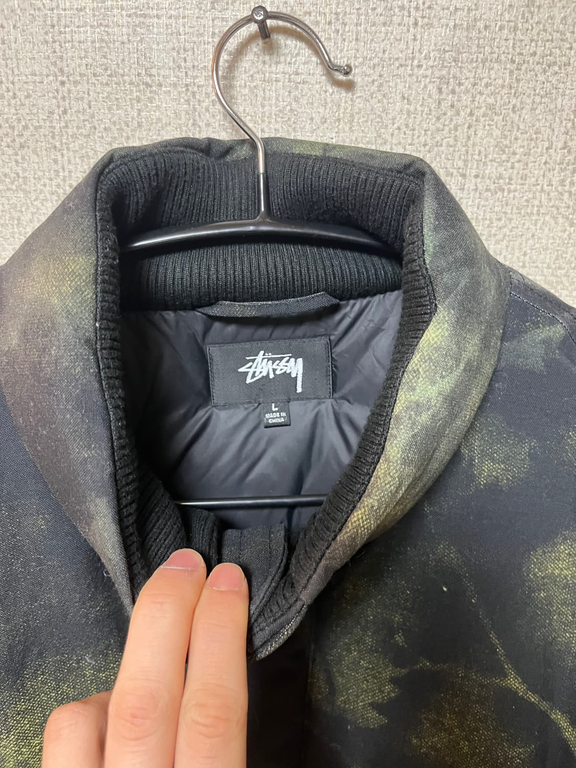 스투시 숏 다운 패딩 자켓 L 상품이미지3