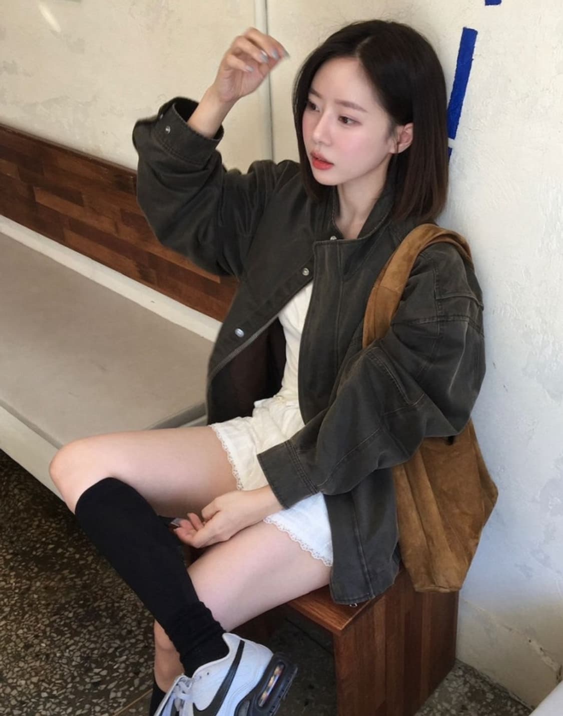 인사일런스 워시드 에코레더 브라운s 상품이미지1