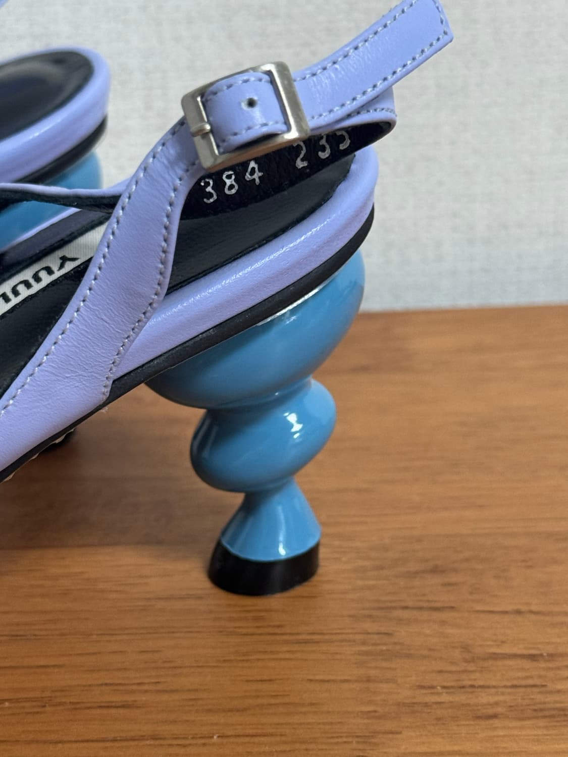 율이에 펌프스 스틸레토 pvc 샌들 힐 뮬 235 상품이미지5