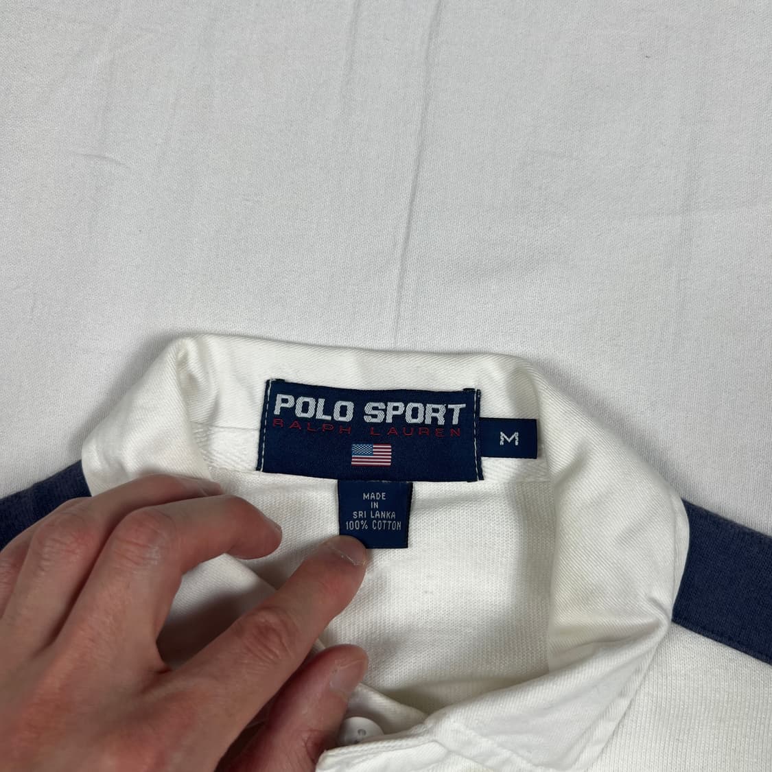 90‘s 96년도 폴로스포츠 polo sport 요트챌린지 카라긴팔티 상품이미지8