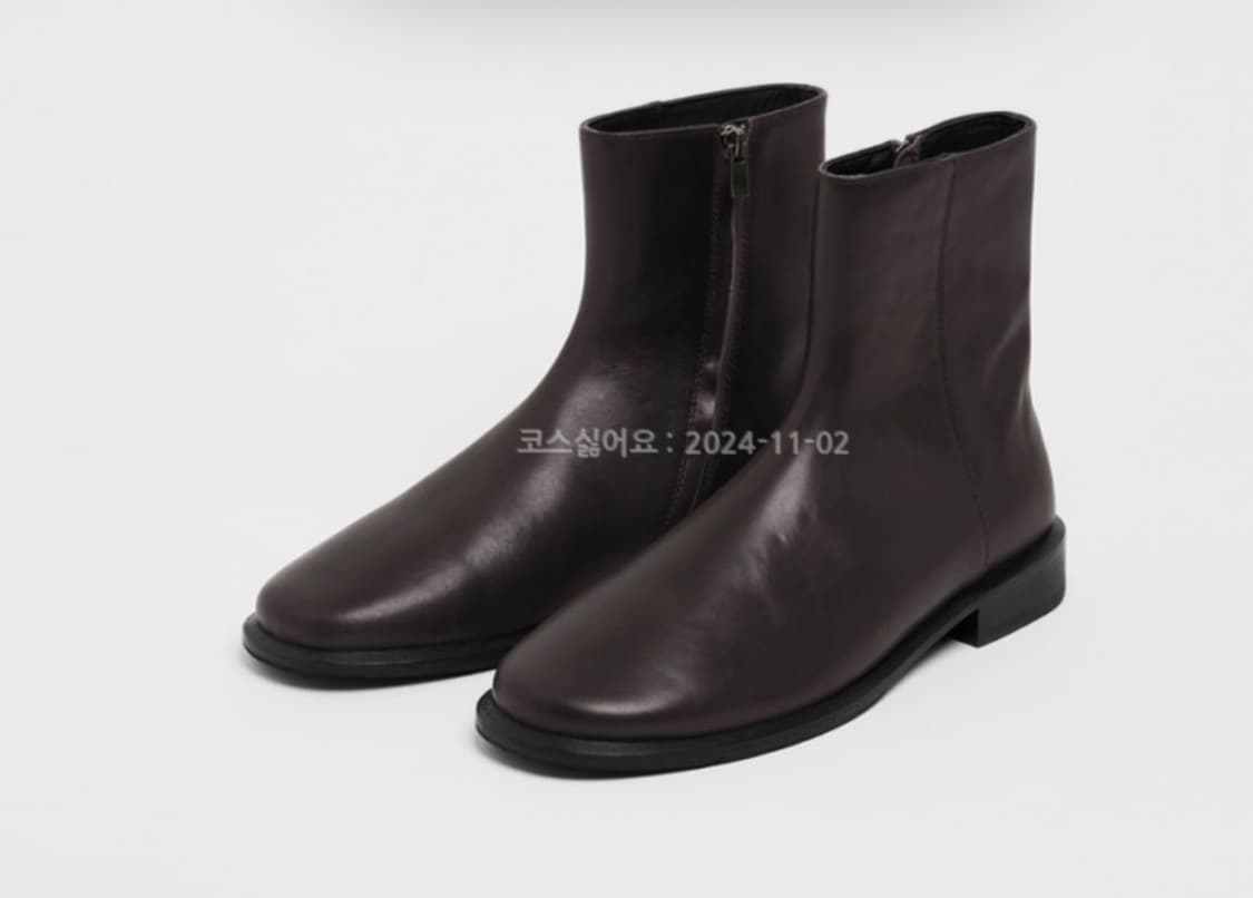 로스트가든 kkst 플랫부츠 브라운 상품이미지1