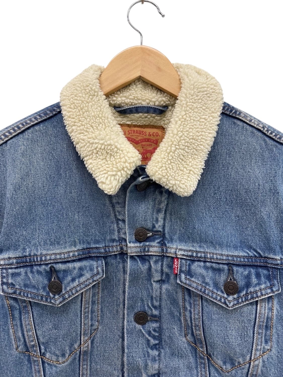 리바이스 쉐르파 데님자켓 청자켓 (S) 상품이미지2