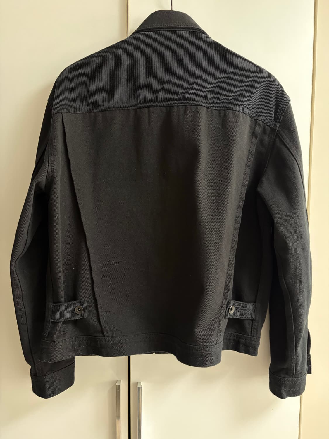 [L] 이티씨이 zipper trucker jacket (black) 상품이미지3