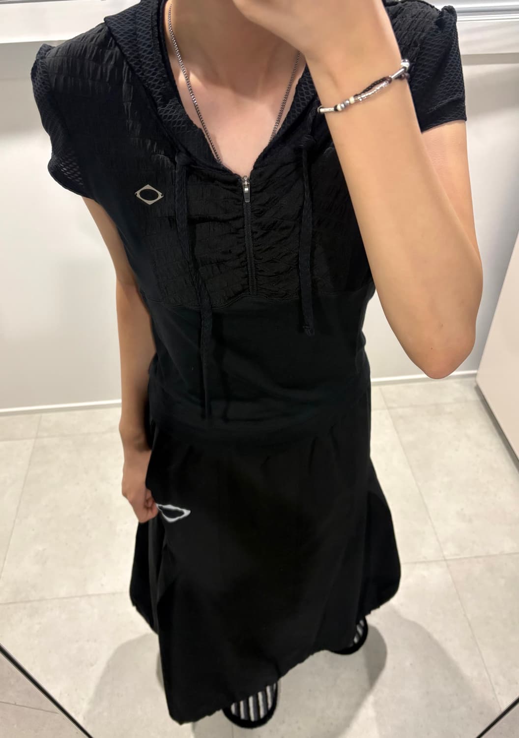 미스치프 후드 트랙 집업 + 🎀랜덤의류🎀 상품이미지1