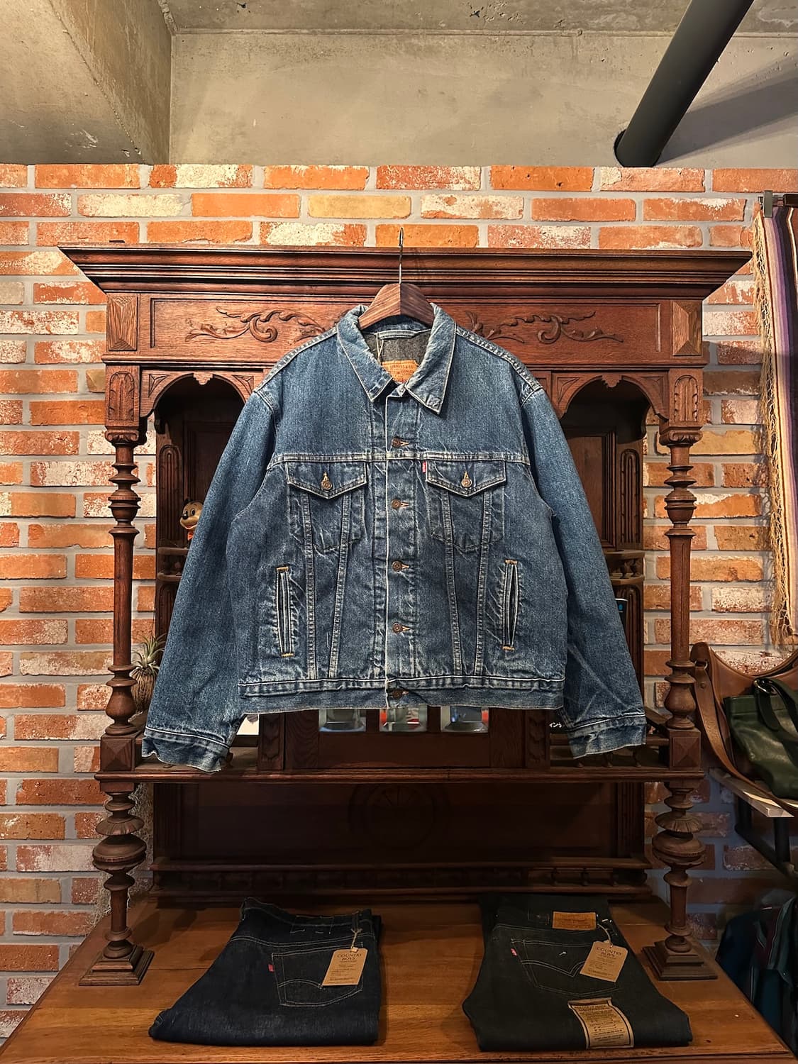 90s USA 빈티지 리바이스 70506 블랭킷 3세대 데님 자켓 상품이미지1