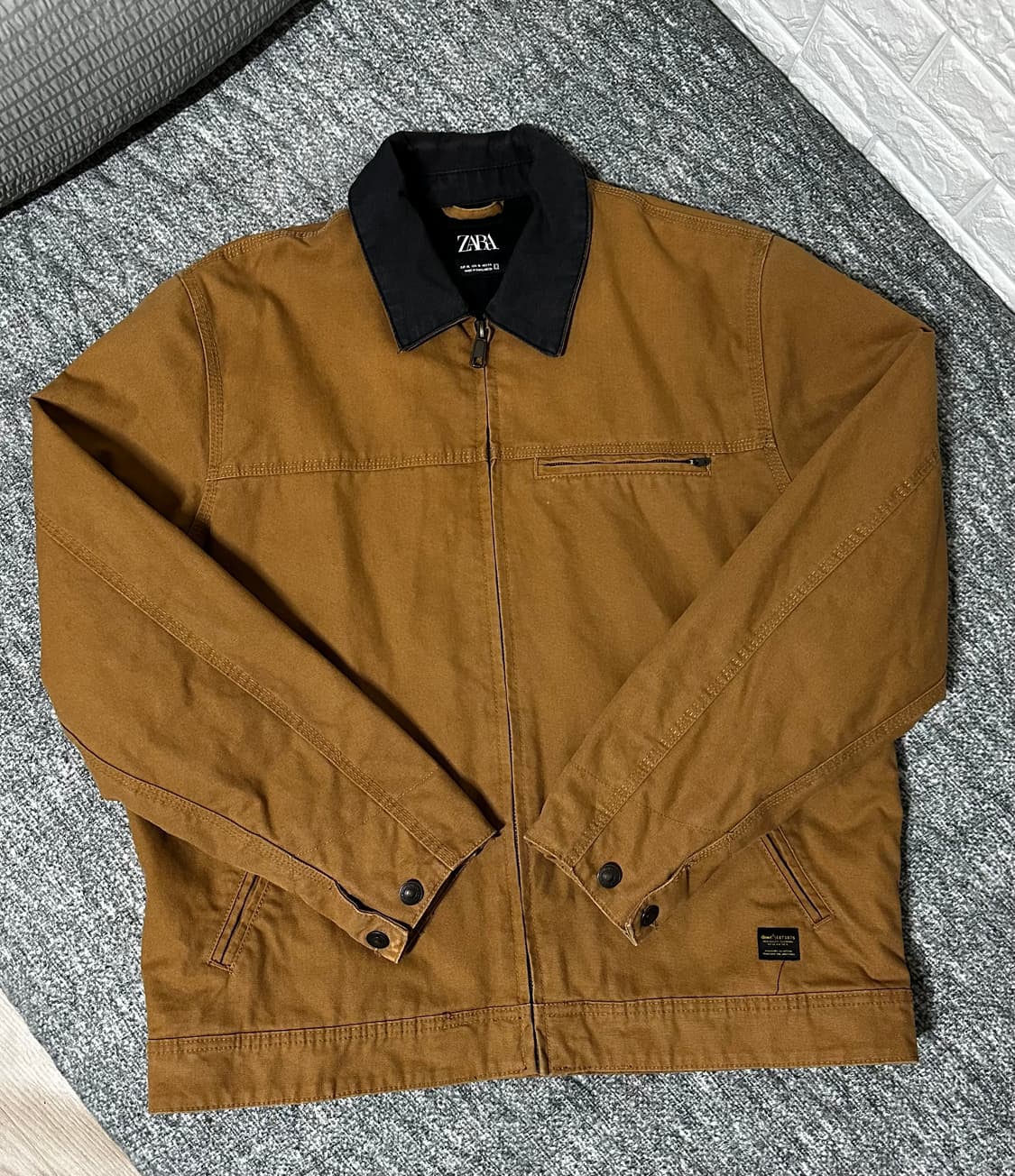  (카하트 디트로이트) 자라 브라운 코듀로이 자켓 상품이미지1