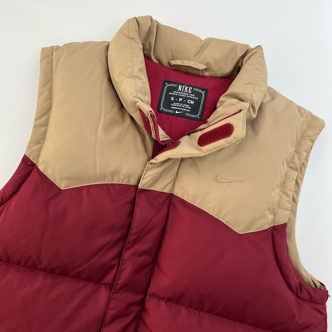 나이키 루즈핏 배색 덕다운 패딩 조끼 상품이미지3