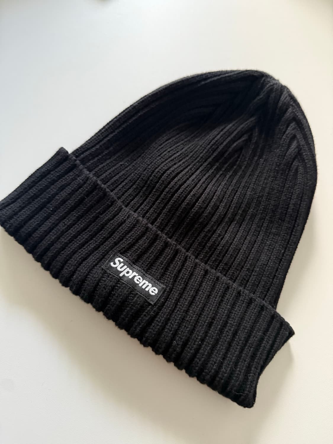 슈프림 오버다이드 블랙 비니 상품이미지1