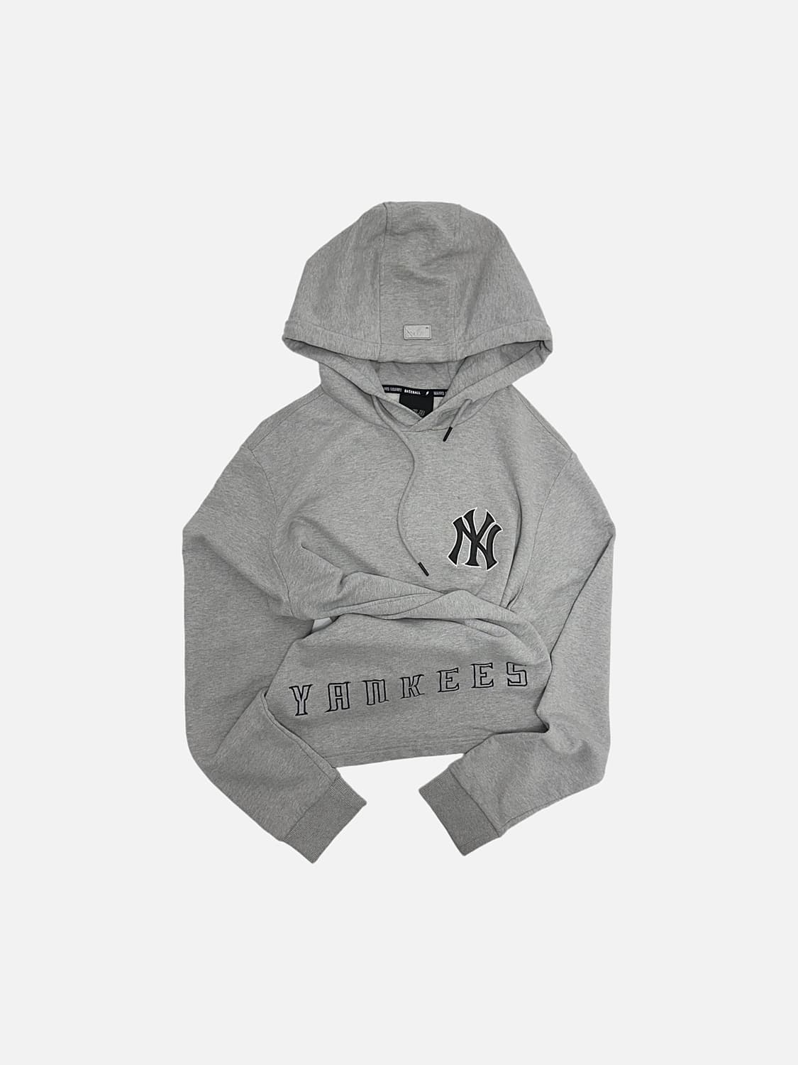 MLB 엠엘비 뉴욕양키즈 후드티 멜란지그레이 상품이미지1