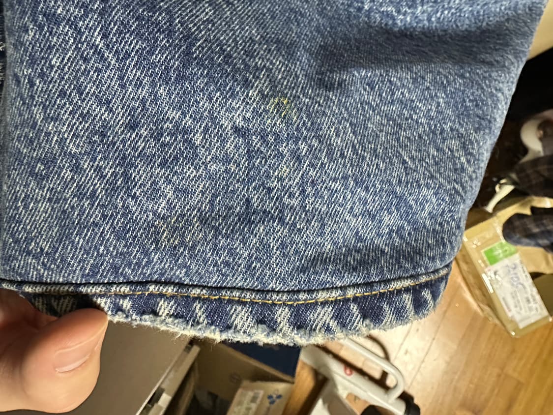 베트멍 디스트레스 패치 배기 데님 32 상품이미지6