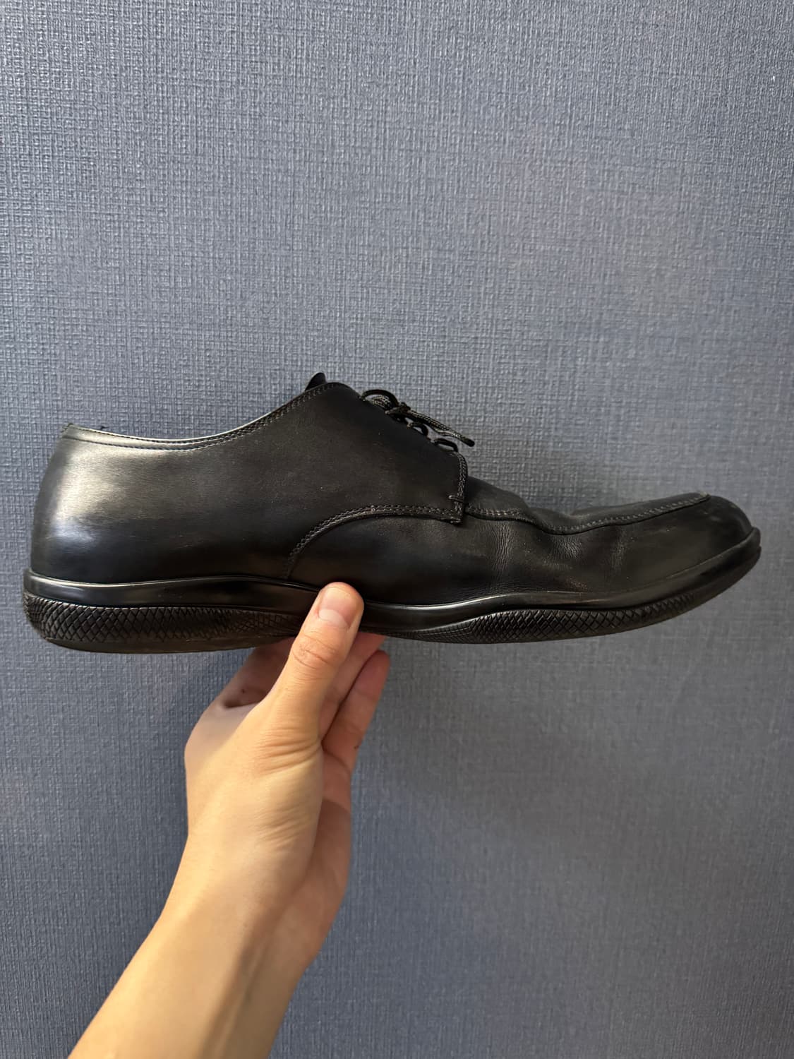 프라다 아메리칸컵 스포츠솔 레더 더비슈즈 상품이미지4