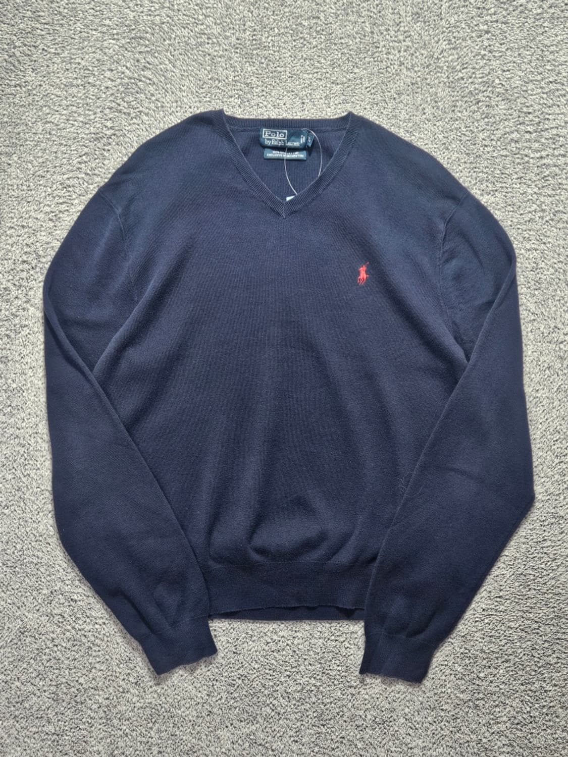 폴로랄프로렌 브이넥 피마코튼 니트 스웨터 ( L ) / 11562 상품이미지2