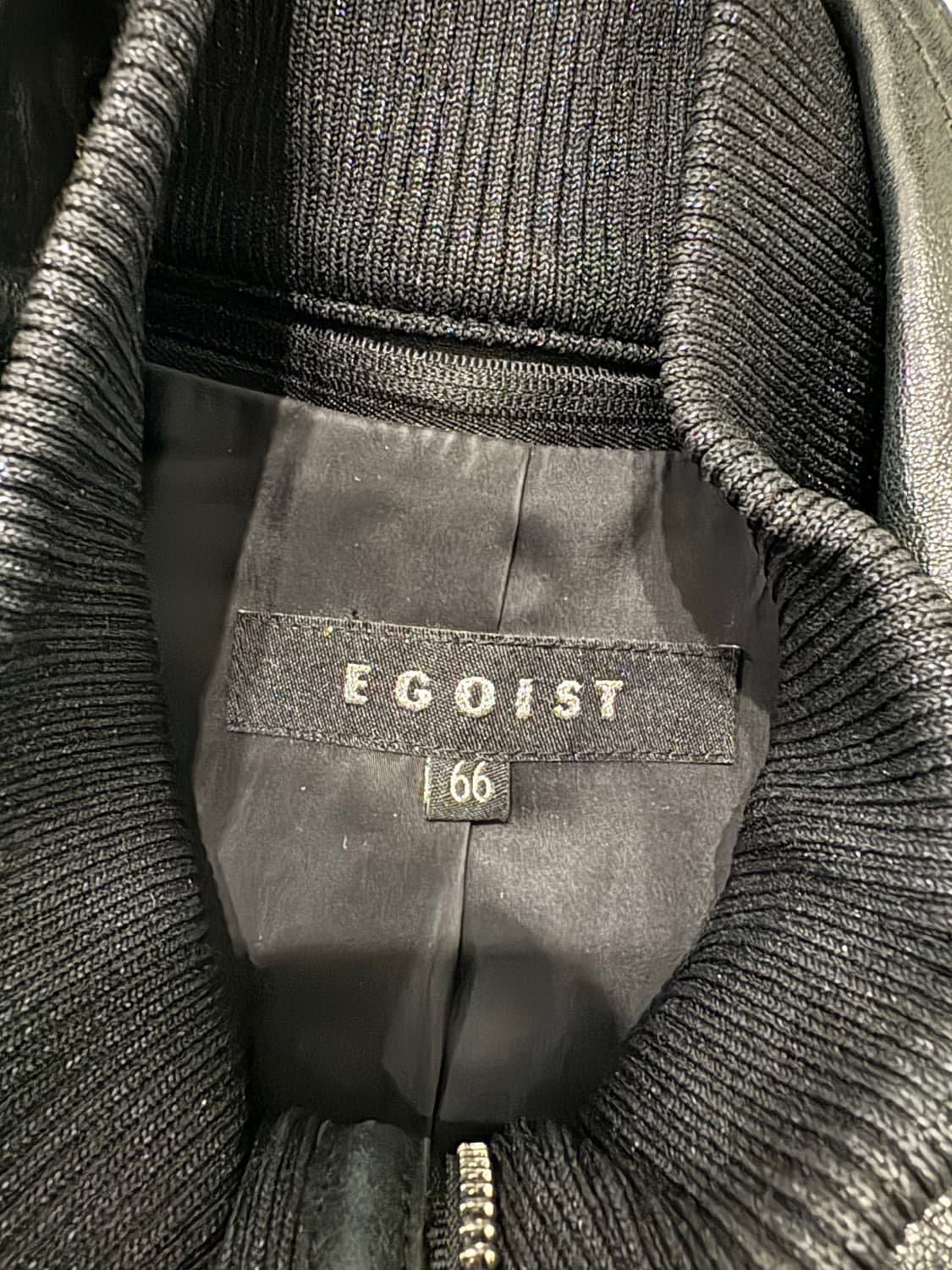 egoist 니트배색양가죽자켓66 상품이미지4