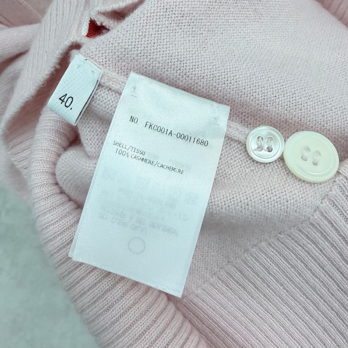 [S+급/40] 톰브라운 사선완장 캐시미어 여성 가디건 상품이미지7