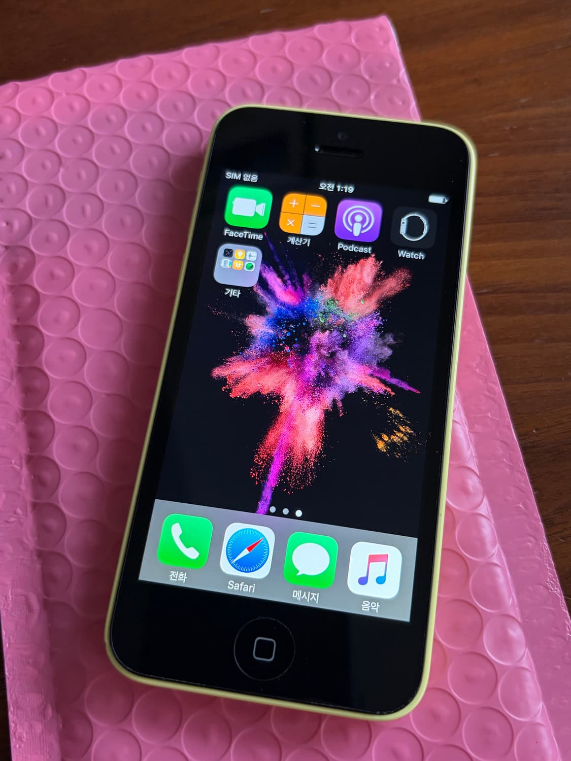 [5월6일 예약판매분] 아이폰 5c 옐로우 16기가 #5326 상품이미지1