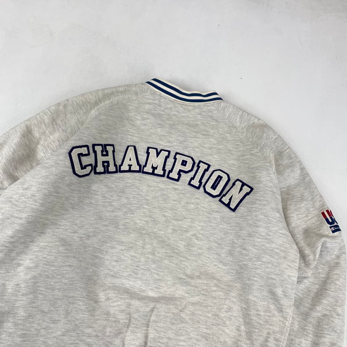 챔피언 OG 스펠아웃 코튼 바시티 자켓(100) 상품이미지1