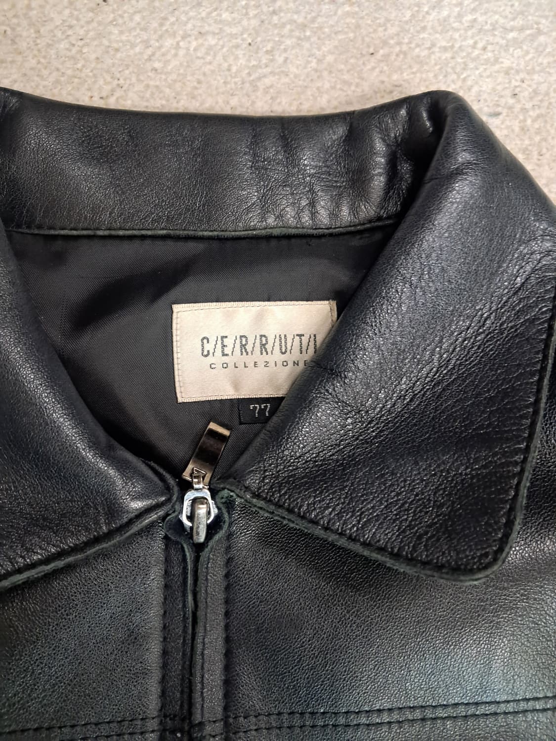 빈티지 세루티Cerruti  싱글가죽자켓 상품이미지3