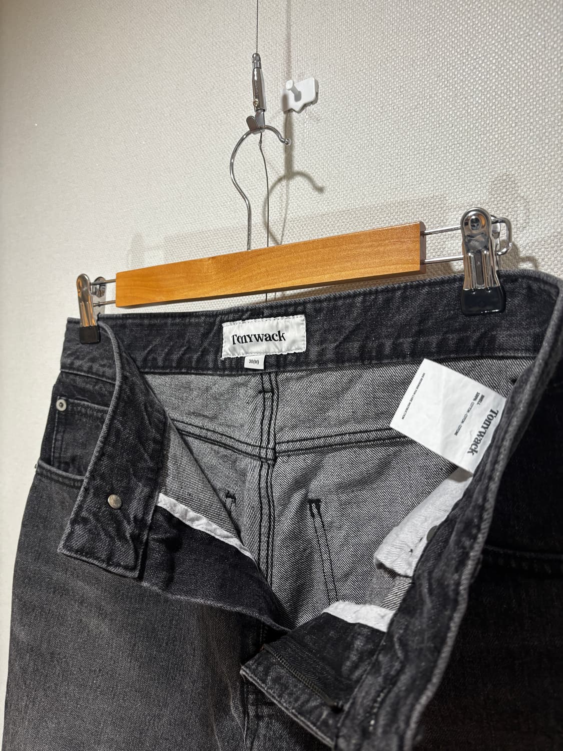 택포/S급) Tonywack 그레이 플레어드 레그 데님 진 상품이미지6