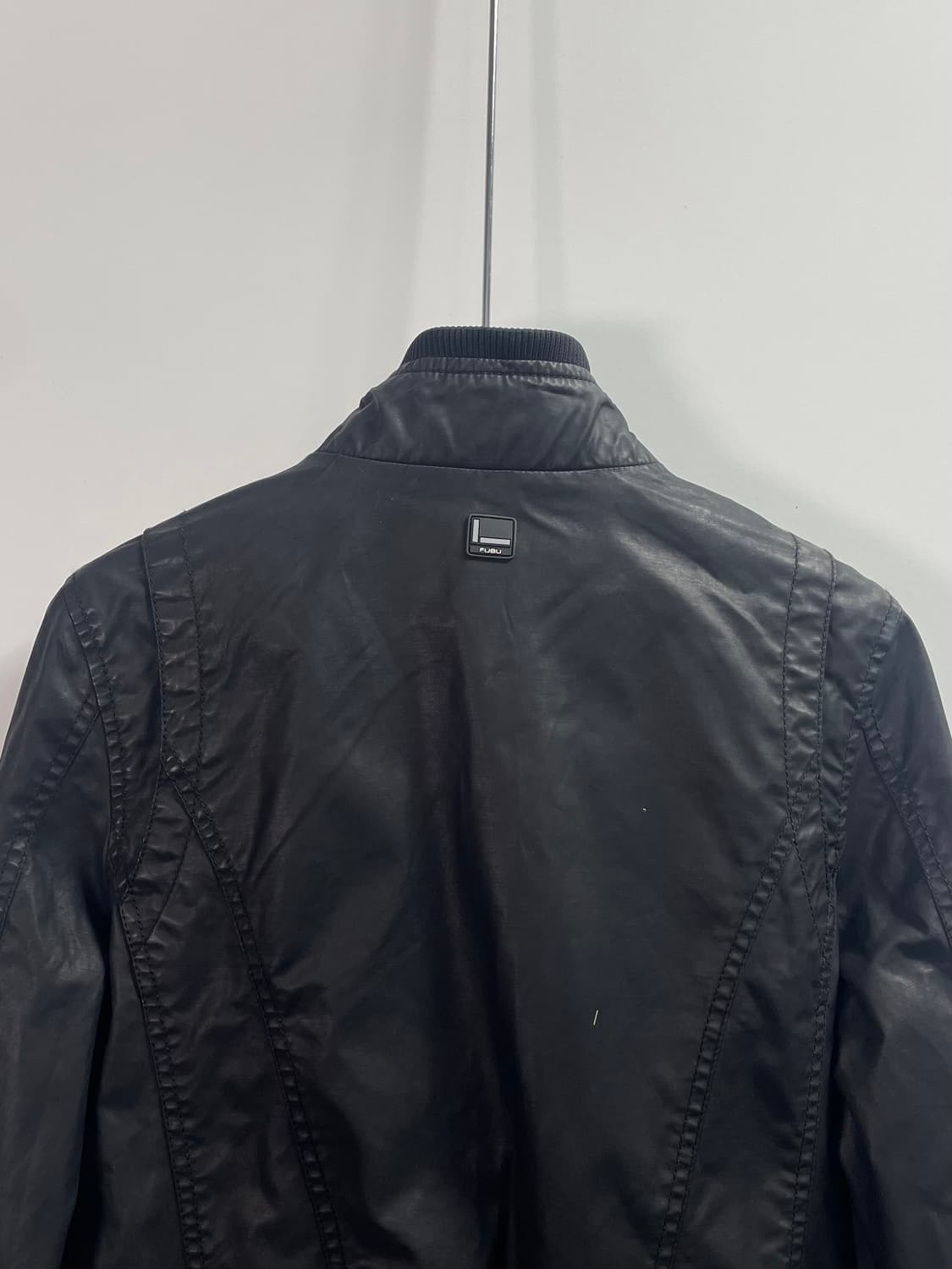 후부 우먼스 크롭 레이싱 코팅 자켓 (on.106)   상품이미지5