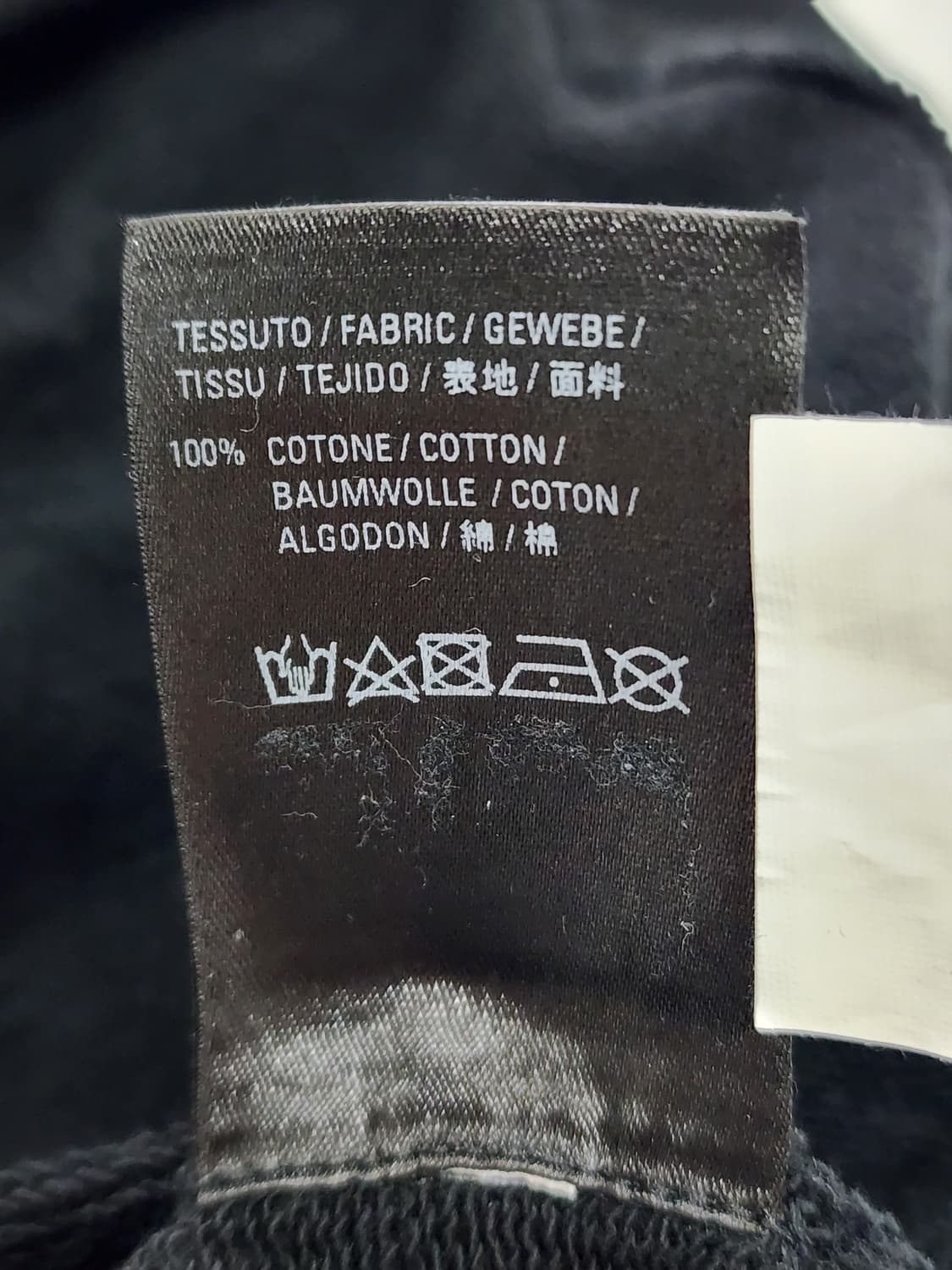 발렌시아가 백로고 블랙 후드티 상품이미지6