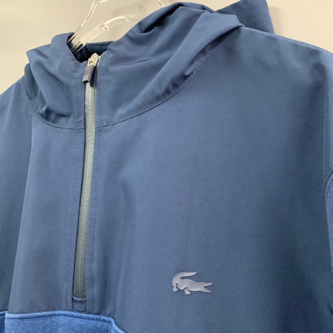 XL 라코스테 컬러 블록 아노락 스웻 후드 자켓 상품이미지3