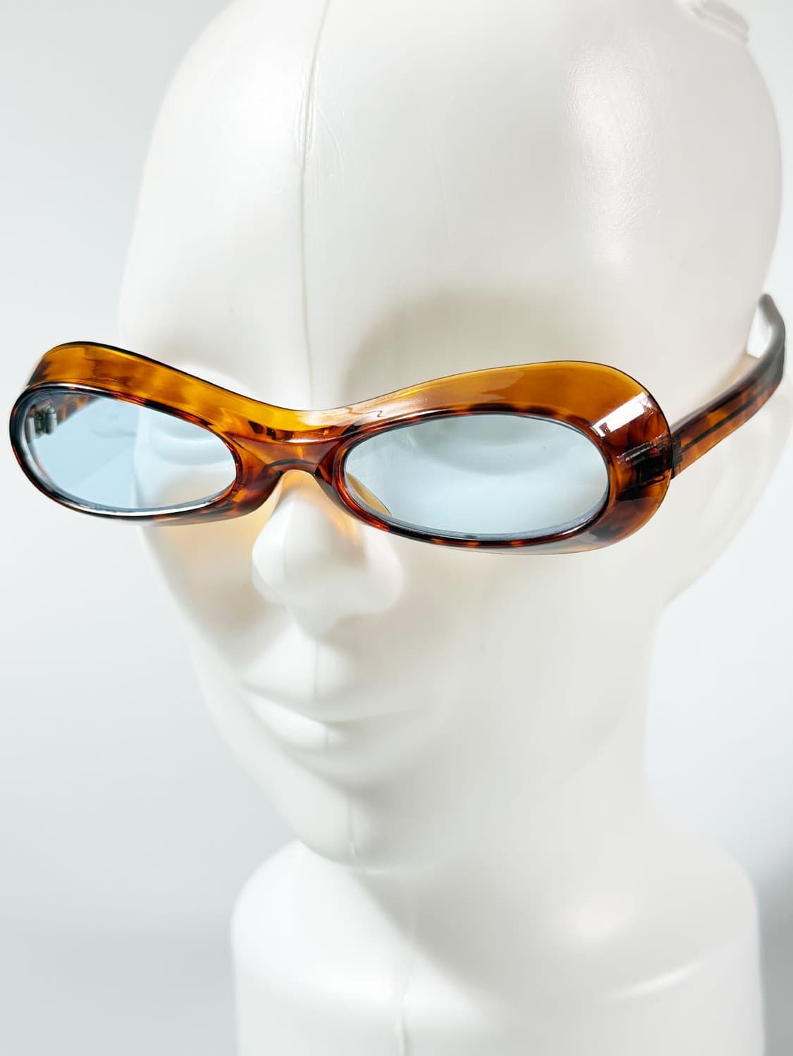 90s JOANNA 토터스쉘 볼드 오벌 빈티지 틴트 선글라스 상품이미지8