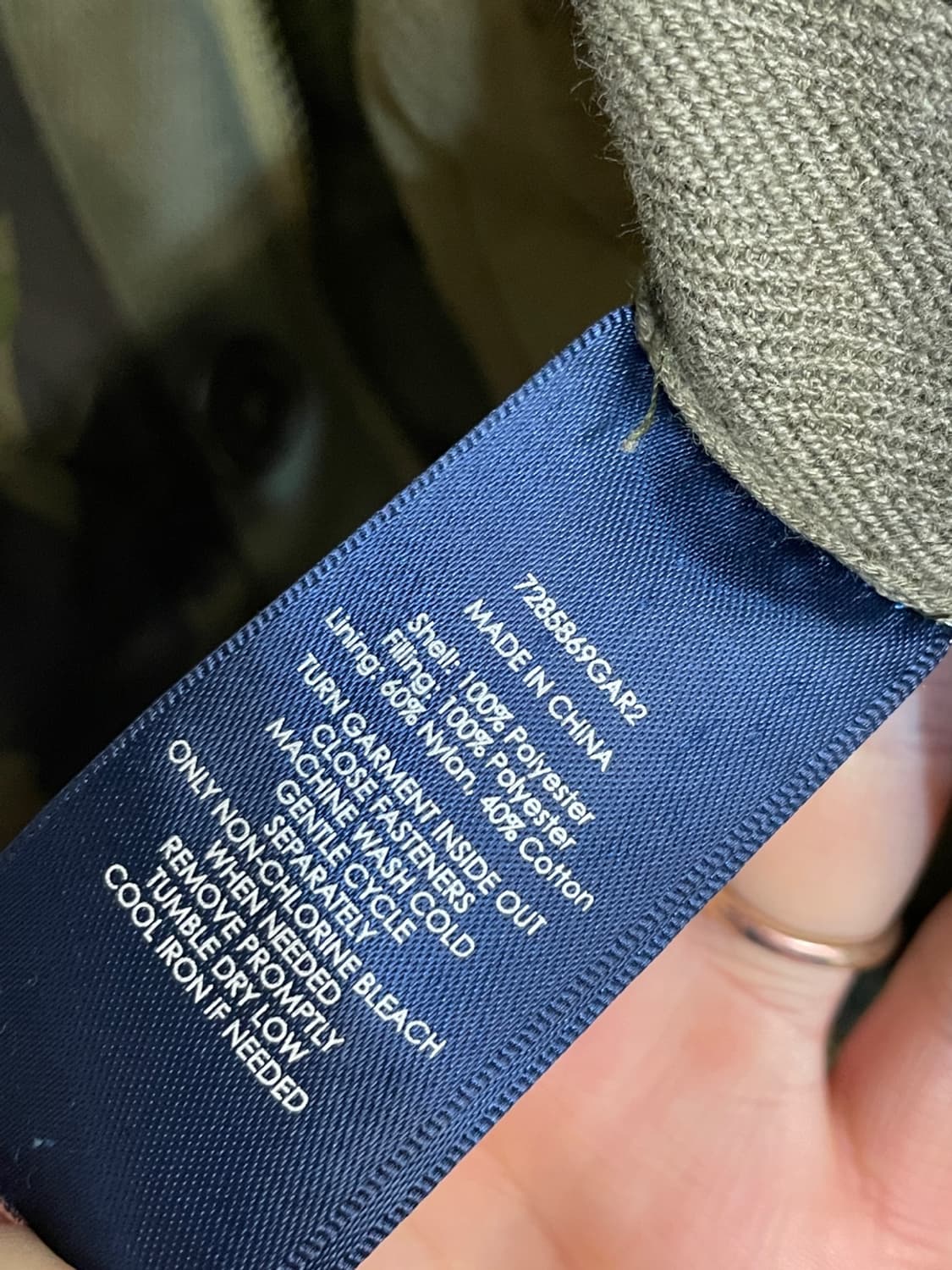 폴로 랄프로렌 카모 후드 퀼팅 자켓 상품이미지8