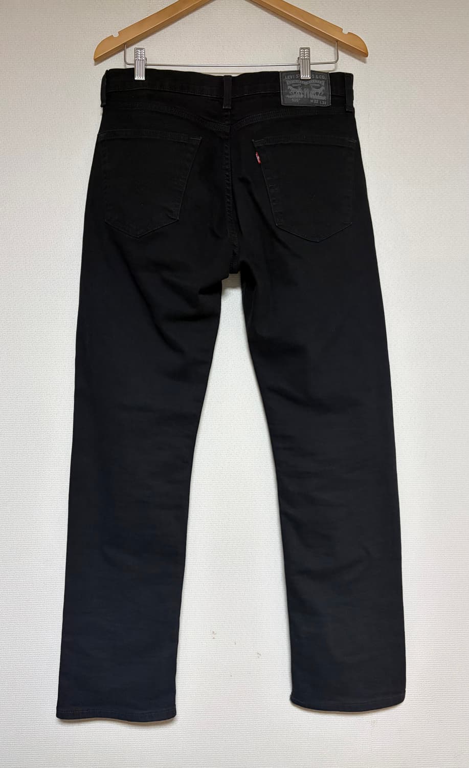 리바이스 505 레귤러 블랙진 32 상품이미지2