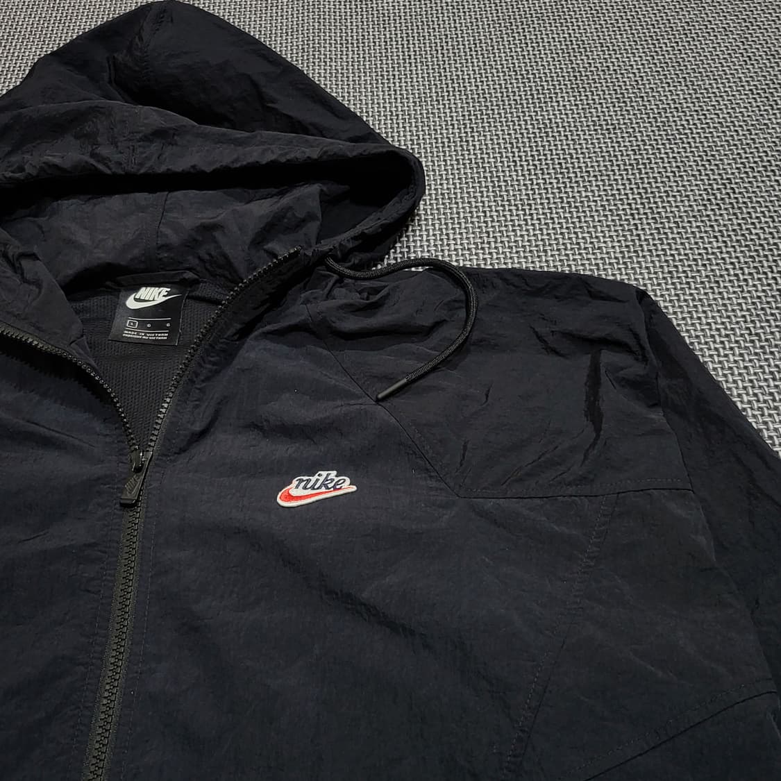나이키 헤리티지 윈드러너 바람막이 자켓 블랙 (L) 상품이미지3