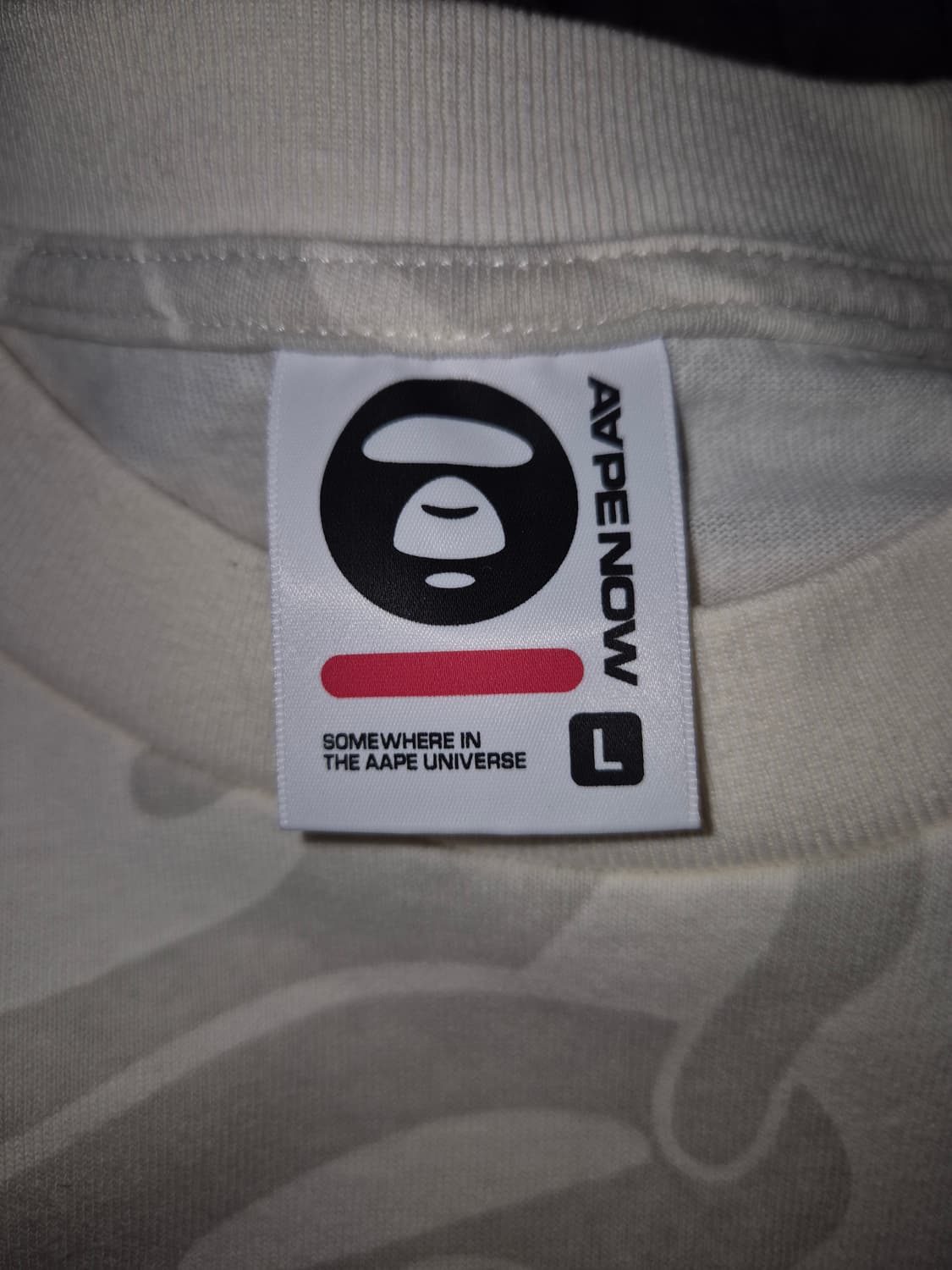 AAPE 크림 카모플라쥬 반팔티 L 상품이미지9