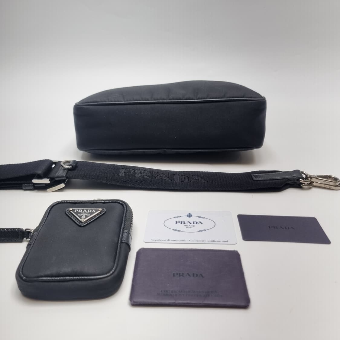 프라다 2VH113 리나일론 및 사피아노 가죽 숄더백 (신세계센텀 구매) 상품이미지7