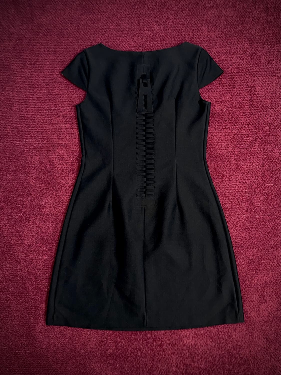 COP.COPINE 블랙 원피스 36 택 새상품 상품이미지4