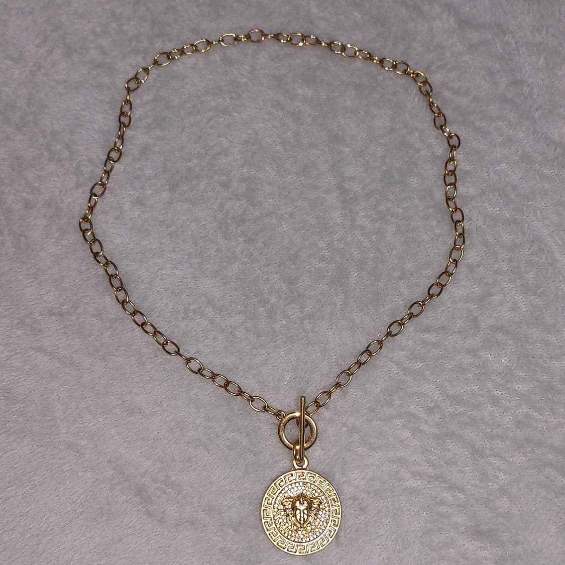 펑크 모리걸 보헤미안 히피 오리엔탈 금색 펜던트 목걸이 상품이미지3