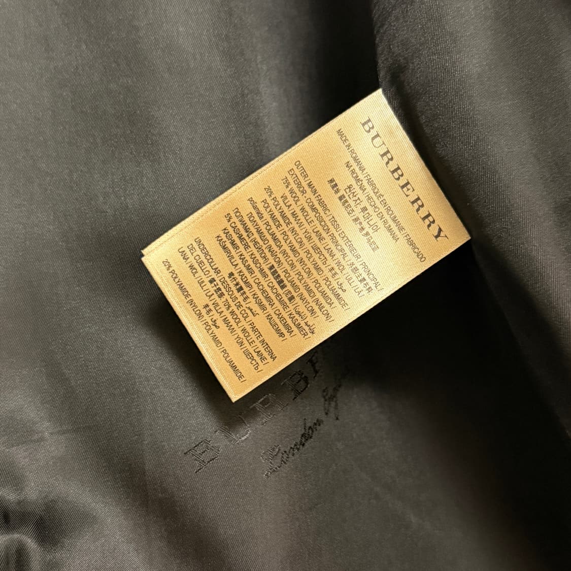 버버리 발마칸 울 코트 상품이미지6