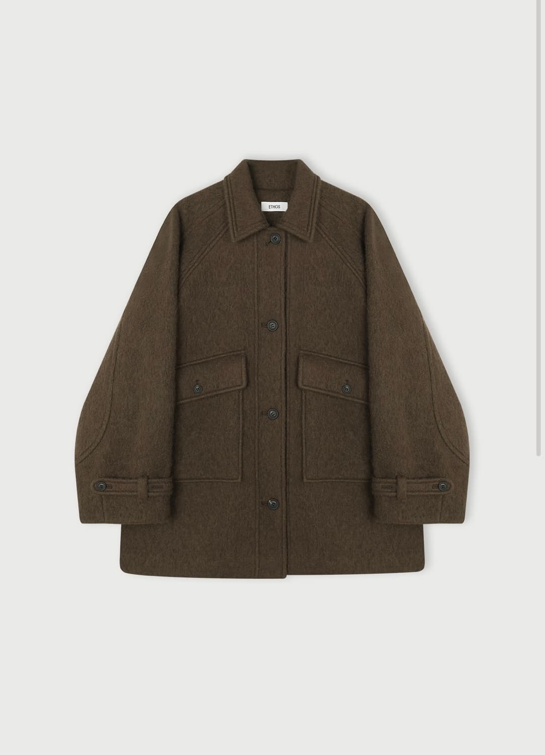 에토스 브라운 미디코트 상품이미지1