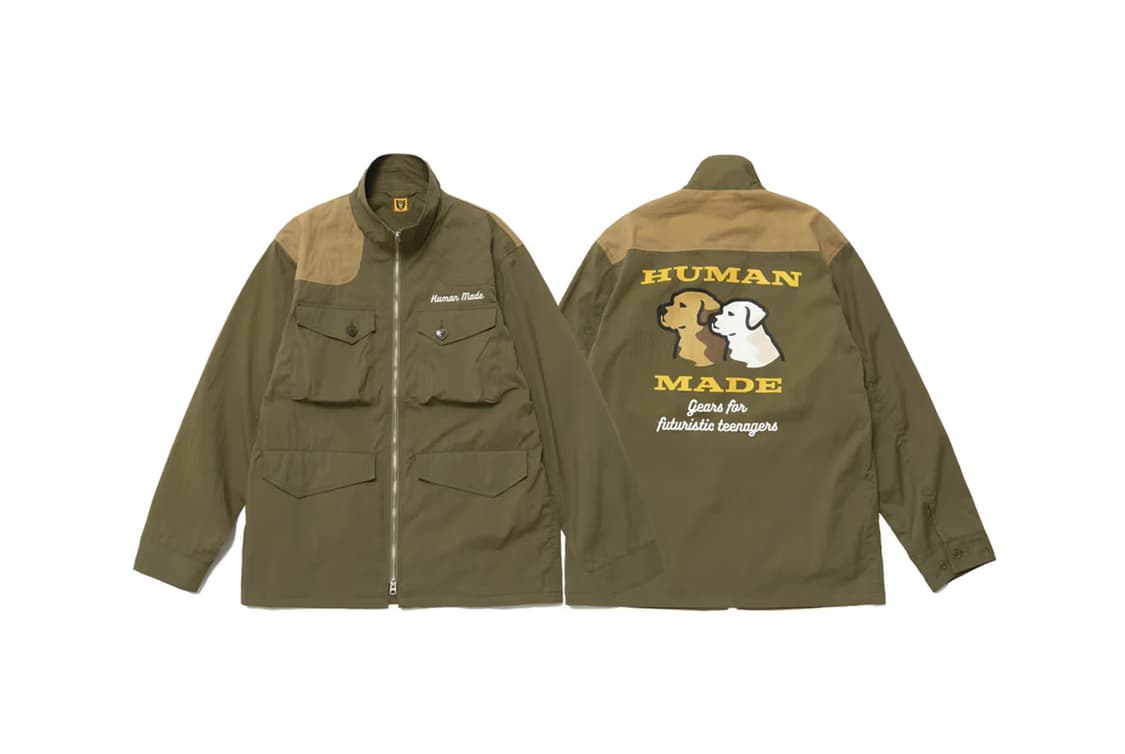 휴먼메이드 헌팅 자켓 올리브 드랩 상품이미지8