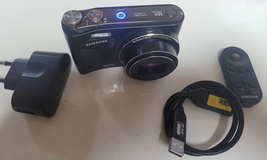 삼성 WB500 카메라 + 충전기 리모컨 포함 필름느낌 디카 상품이미지3