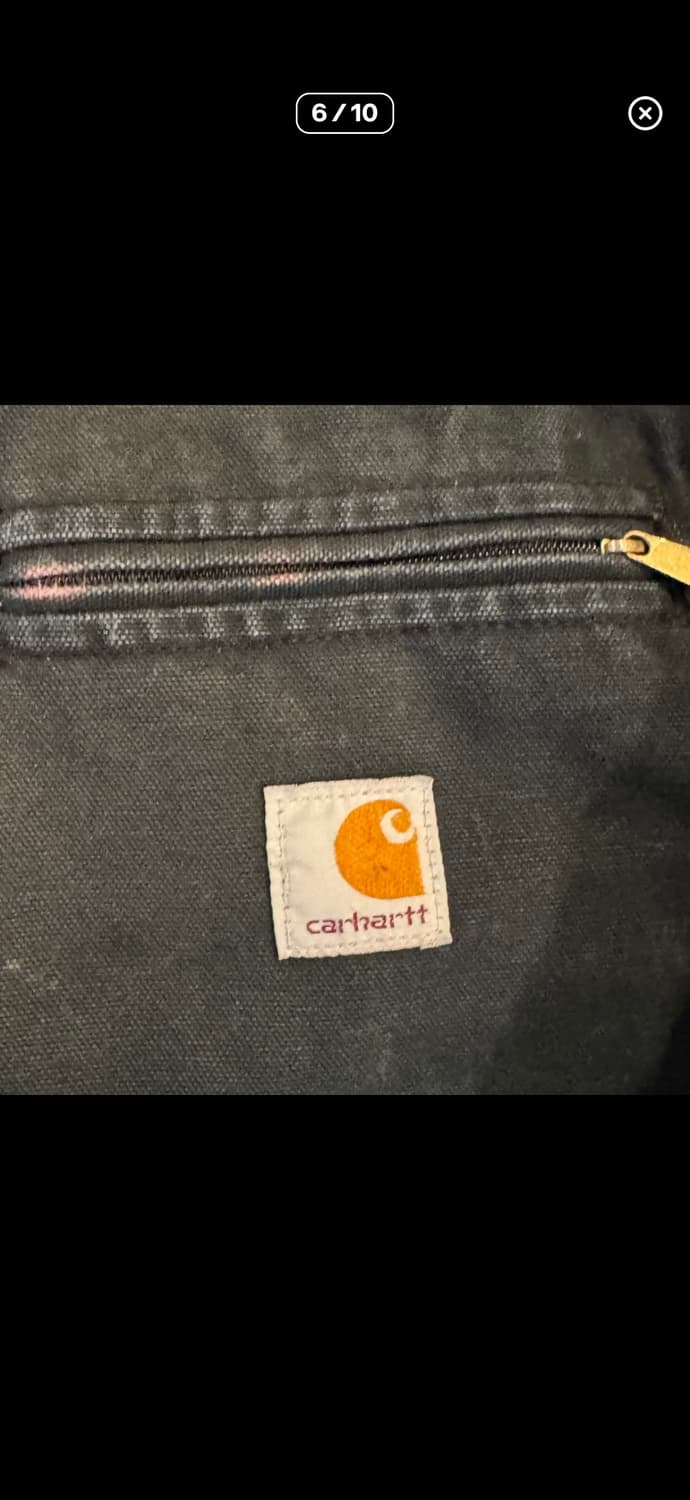 [42-R] 칼하트 J01 BLK 디트로이트 자켓 (M~L) 상품이미지6