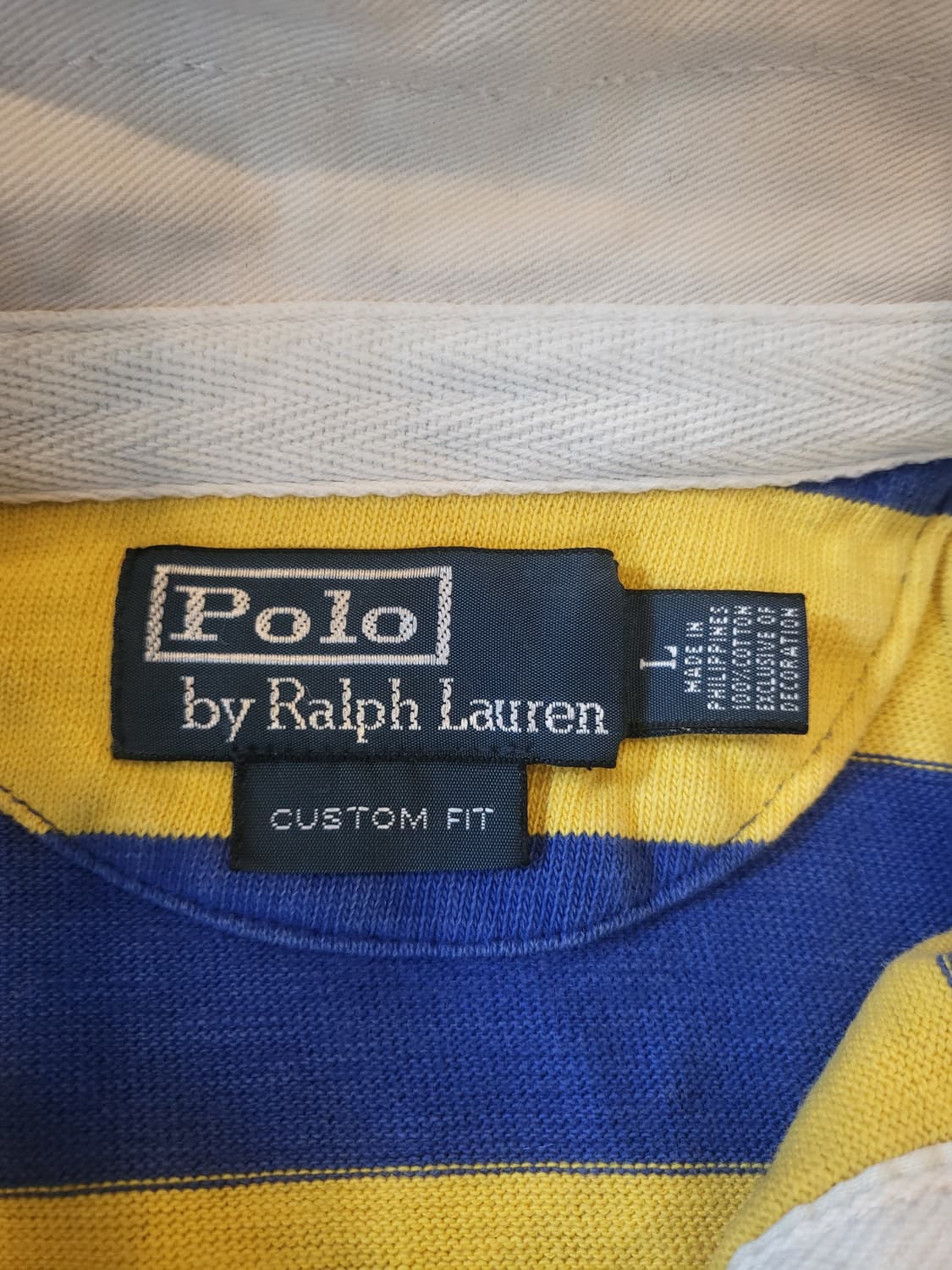 폴로 랄프로렌 스트라이프 럭비티 L 새상품 상품이미지3